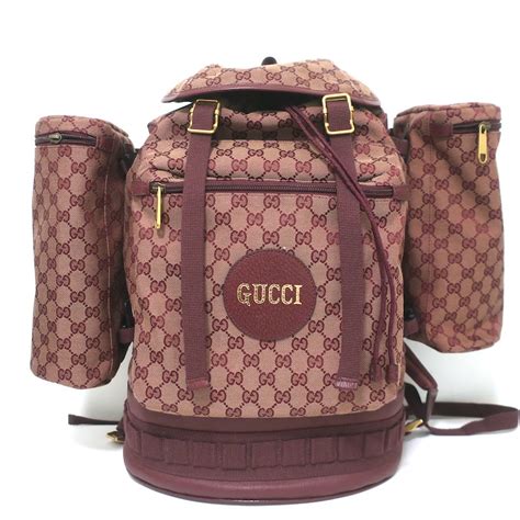 Gucci Alpina Trekking Backpack GG Canvas 